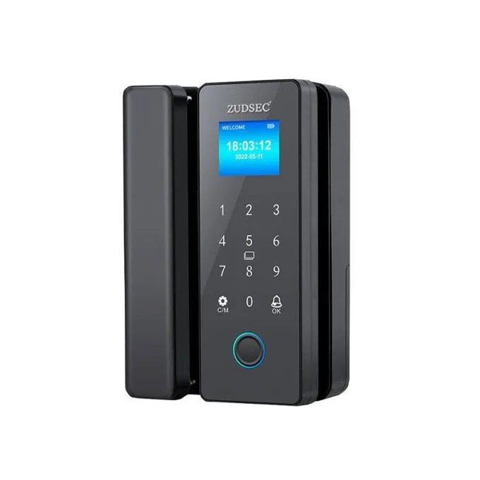 Zudsec Standalone Door Lock Metal For Glass Doors With Fingerprint-WiFi — image 2
