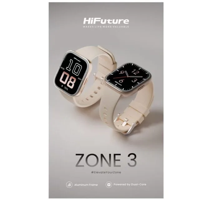 HiFuture Fashion SmartWatch ZONE3 Pink/Gold — image 3