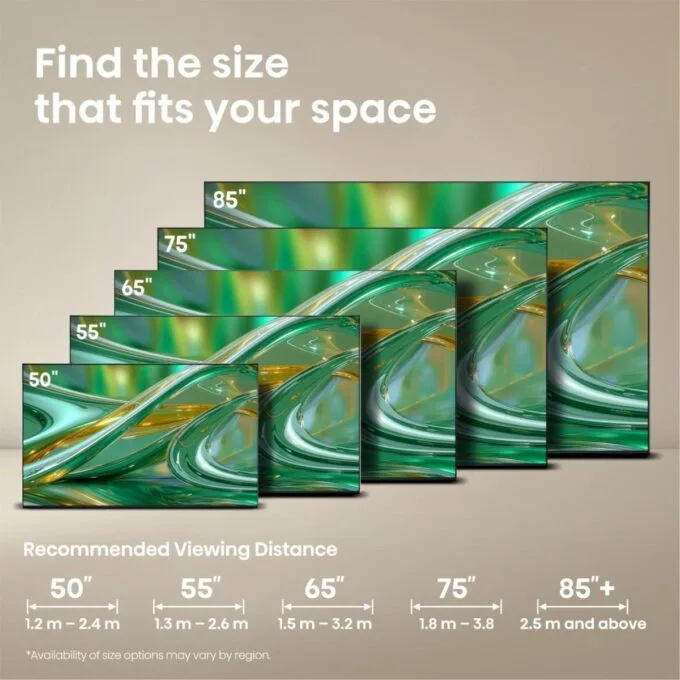 65" Hisense 65E8S 164cm 4K UHD Mini LED SmartTV — image 14