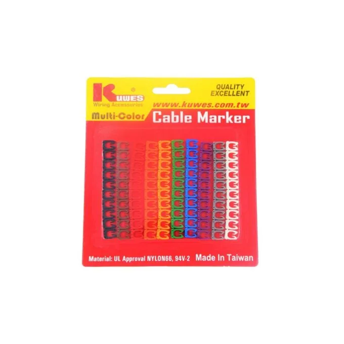 Kuwes Cable Markers for CAT5E CAT6 100pcs — image 2