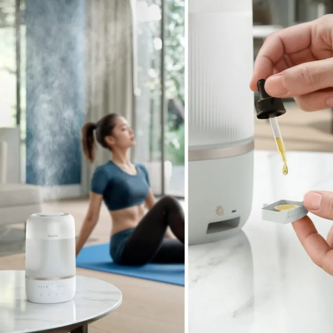 PHILIPS Ultrasonic Air Moisturizer HU1510/04 white — image 4