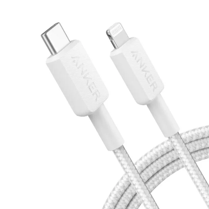 Anker Mobile Cable USB-C to MFI 1.8m 322 White — image 1