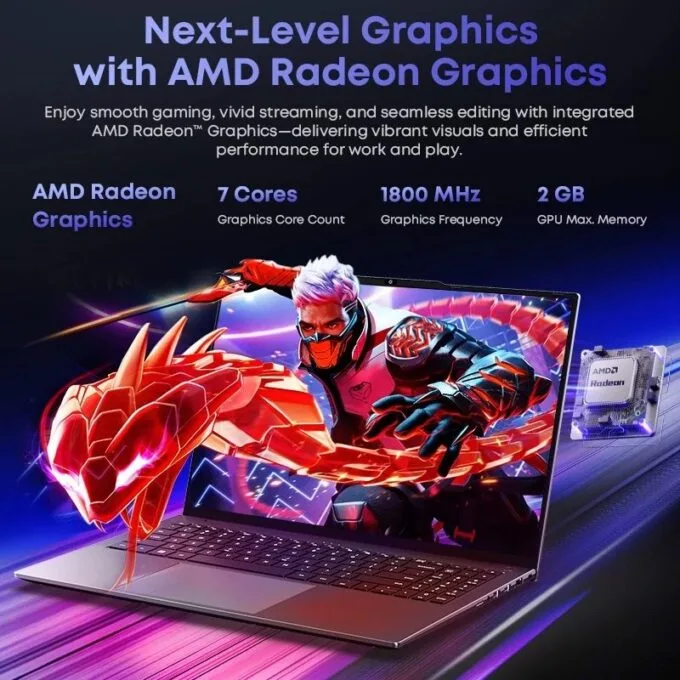 Chuwi Laptop CoreBook Plus 16'' R5-7430U 16Gb + 512GB Windows 11 Home — image 7