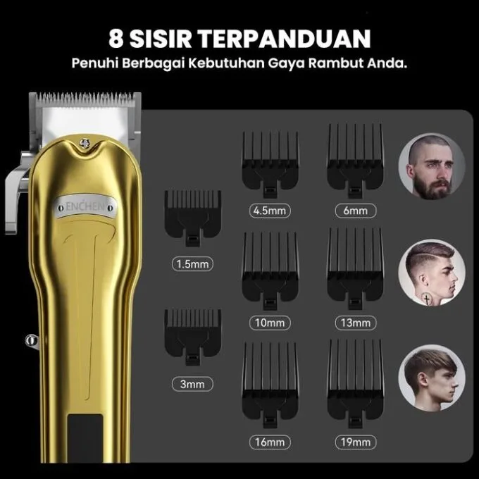 Enchen Hair Clipper Boost 3 USB-C 2000mAh Black — image 2