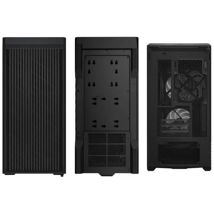 Lian Li Vector V150 Black - w/ 3 x ARGB Fans + Hub - Infinity Mirror - Micro-ATX, Mini-ITX PC Case — image 7