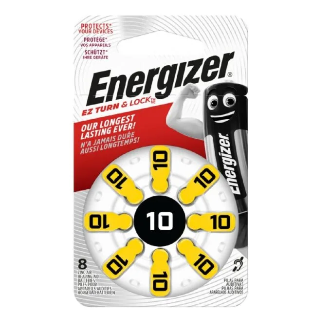 Energizer Batteries Zinc-Air for Hearing Aids (8pcs) Size 10 — image 1