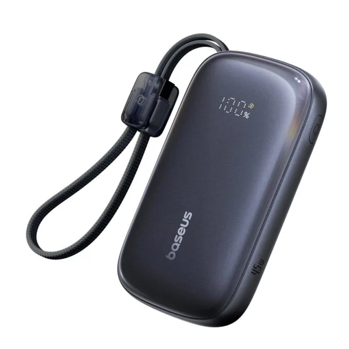 Baseus Powerbank 45W 20000mAh Display EnerFill FC21 Qpow 3 Ultra Black — image 1