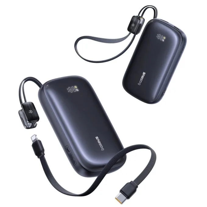 Baseus Powerbank 45W 20000mAh Display EnerFill FC21 Qpow 3 Ultra Black — image 2
