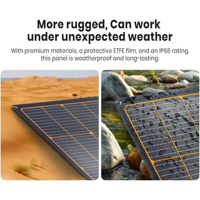 FlexSolar 120W Universal Portable & Foldable IP68 Solar Panel — image 2