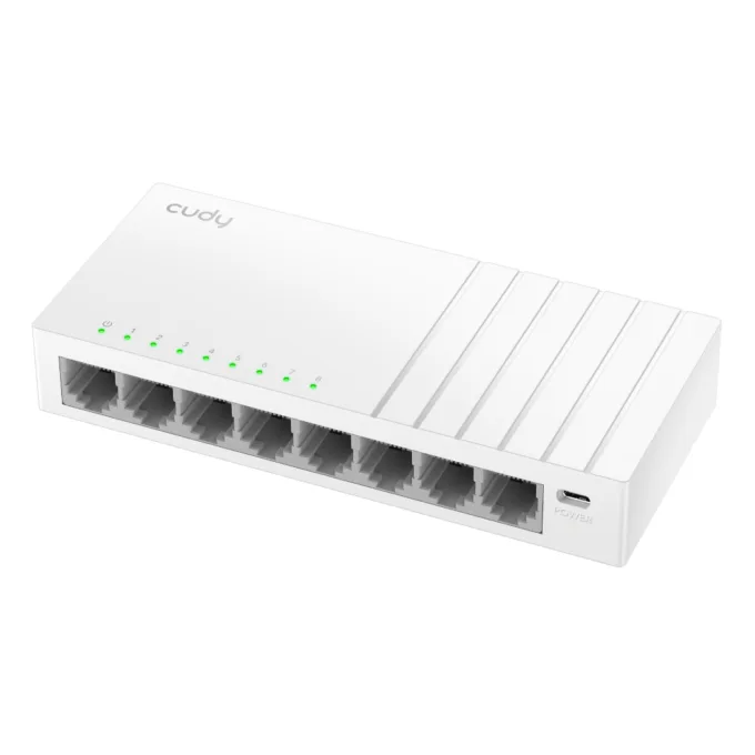 Cudy Switch Gigabit Ethernet 8-Ports Desktop GS108U with USB Power — image 2