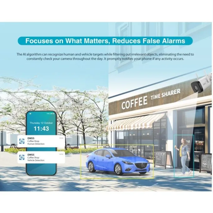 Dahua IP 5.0MP Wifi Bullet 2.8mm Dual Illumination HFW1539DTK1-SAW-IL — image 5