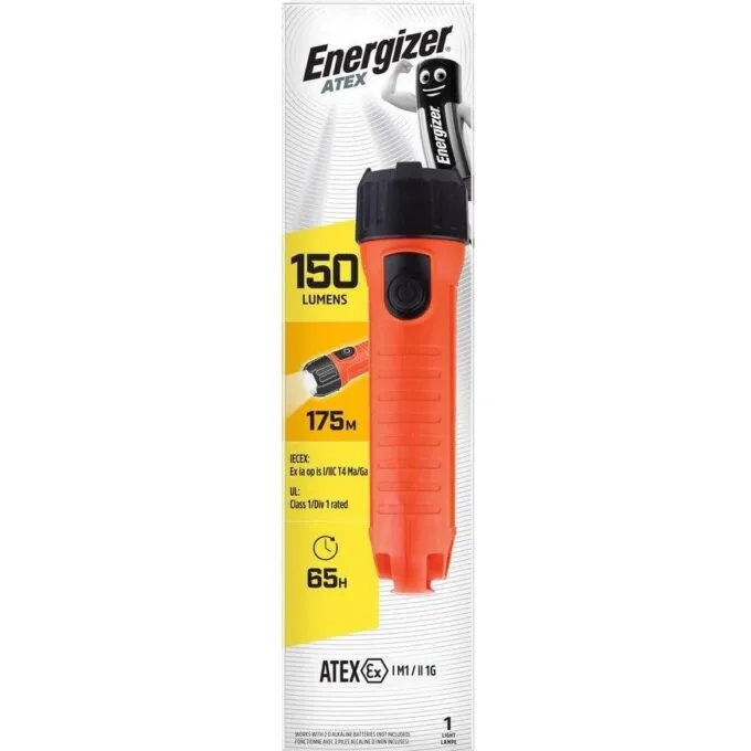 Energizer Light Torch 150 Lumens 65 Hrs & ATEX Certified - 2D ATEX — image 1