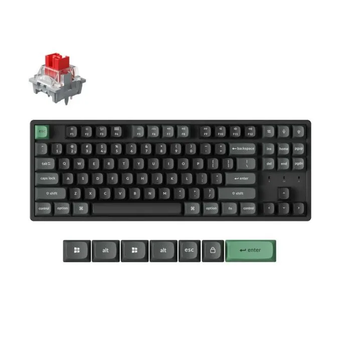 Keychron K8 Ultra (K8U-J1) ZMK Wireless 8K Mechanical Keyboard Red Switch (Hot-Swap) 80% Us Layout — image 1