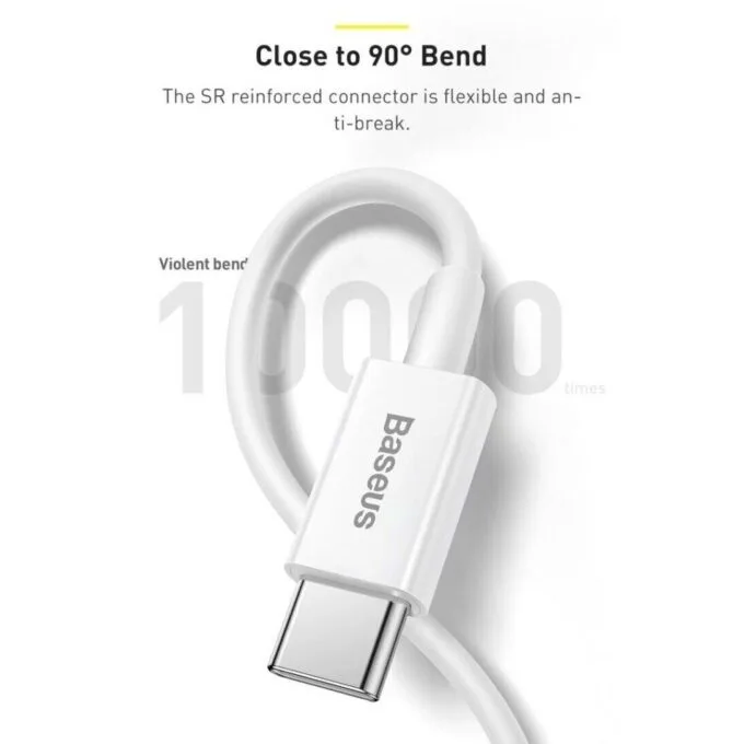 Baseus Cable Lightning to USB-C Superior Series 1.5m White — image 3