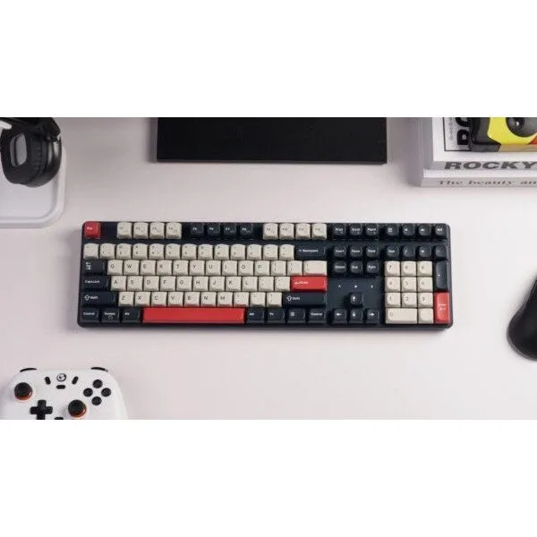 Keychron J5 (KJ5-H4Z) QMK Wireless Mechanical Keyboard Banana Switch Hot-Swap RGB 100% US Dark Blue — image 2