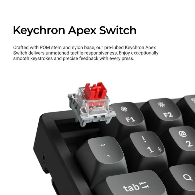 Keychron K8 Ultra (K8U-J3) ZMK Wireless 8K Mechanical Keyboard Brown Switch (Hot-Swap) 80% Us Layout — image 3