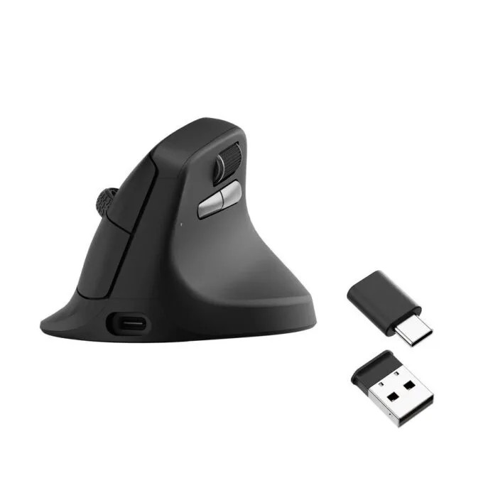 Keychron M5 (M5-A29) Wireless Ergonomic Vertical Mouse 1K Polling Rate Black — image 1