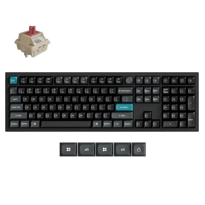 Keychron Q6 Ultra (Q6U-M1) ZMK RGB 8K Wireless Custom Mechanical Keyboard-Red Switch 100% US — image 1
