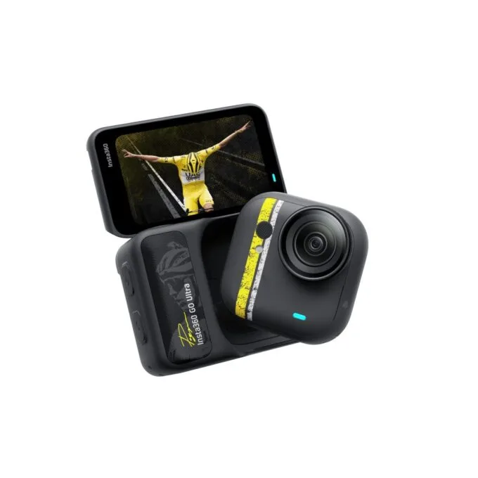 Insta360 GO Ultra Tadej Pogacar Edition - Custom Bike Bundle, Printed Autograph, 128GB SD Card — image 1
