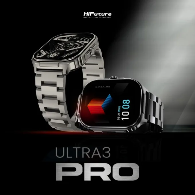 HiFuture Luxury Sport SmartWatch ULTRA 3 Pro Stainless Steel AMOLED Black — image 7