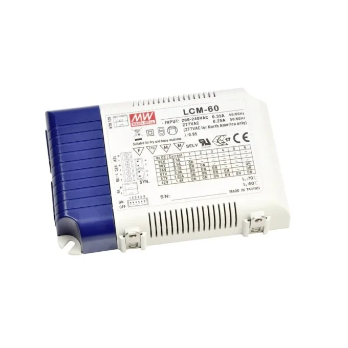 Meanwell LCM-60 Multi-Stage LED Driver 60W — image 1