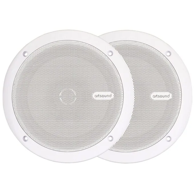 Artsound MDC64.2 W Ceiling Marine Speakers IP66 6.5'' White (pair) — image 1