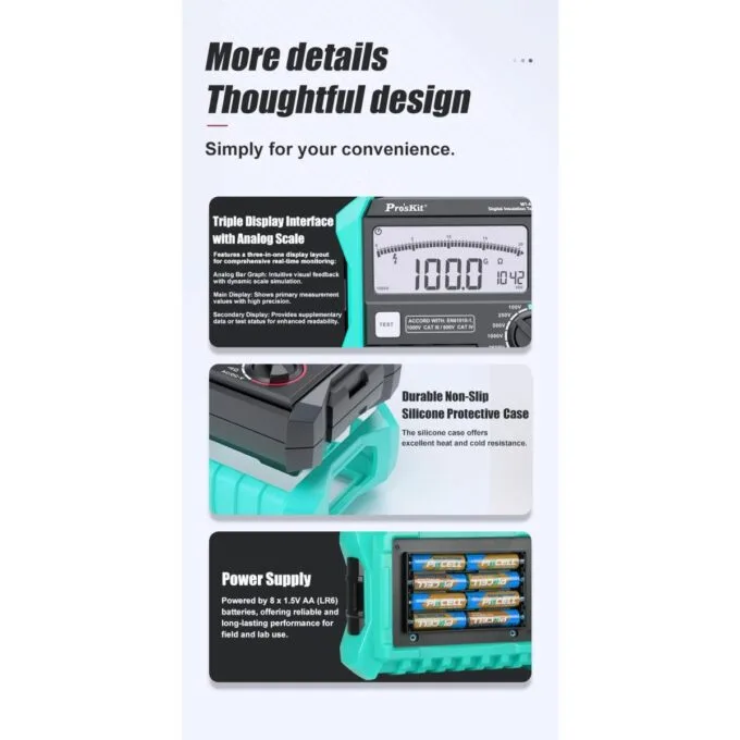 Proskit Digital Insulation Tester MT-4103 — image 10