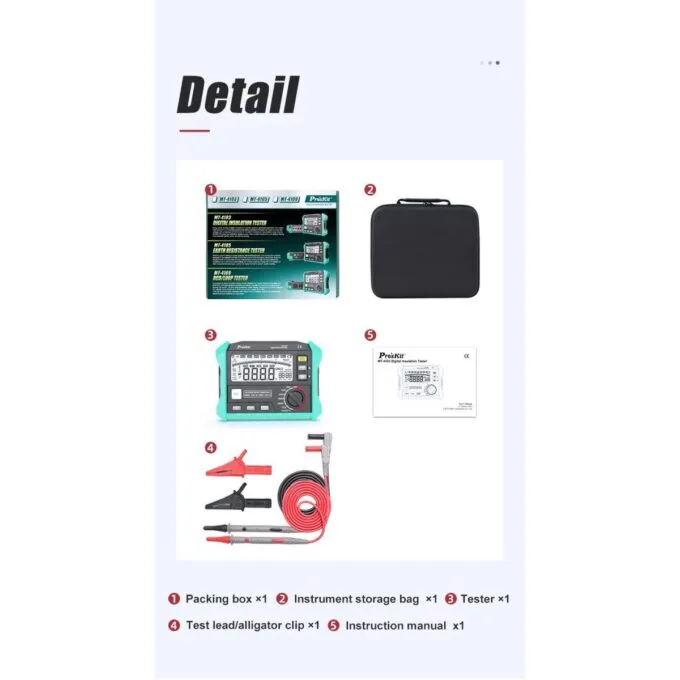 Proskit Digital Insulation Tester MT-4103 — image 13