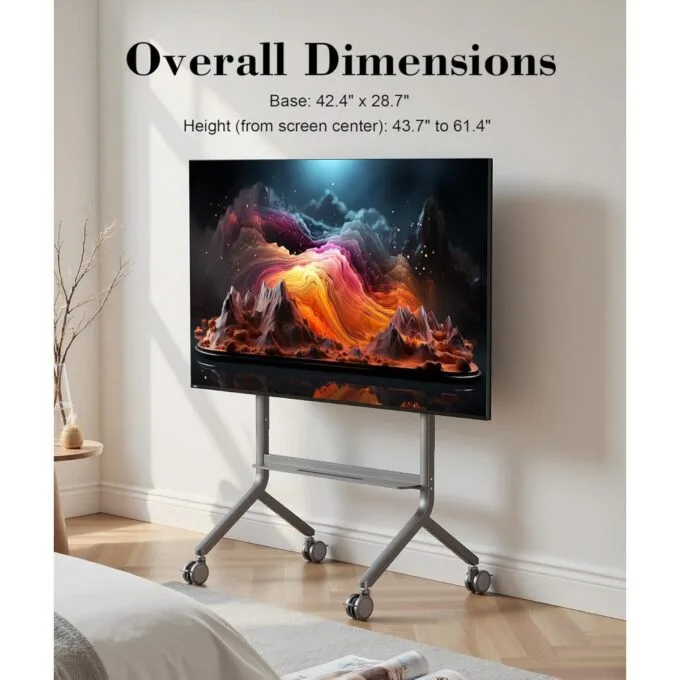 NBMounts Trolley P100 Manual 90x60 68kg 1.20m-1.50m Height — image 2