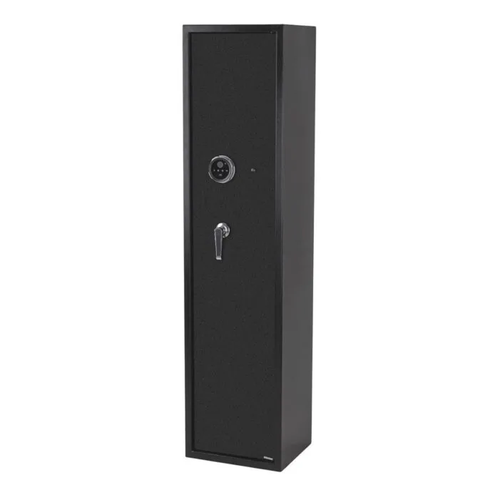 NETPRO Safe Box Gun Cabinet with Fingerprint, Code & Key 145x35x30cm NP-GSB — image 1
