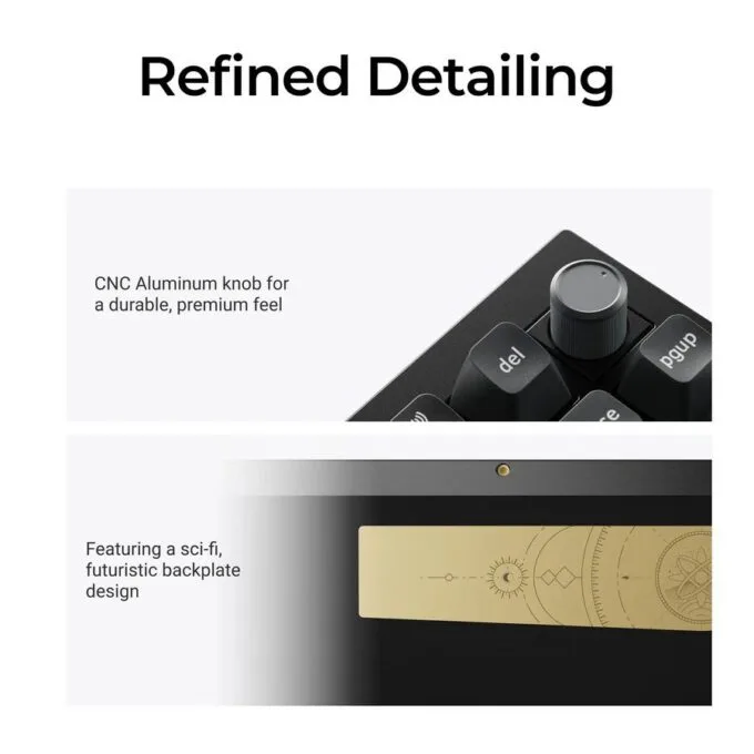 Keychron Q3 Ultra (Q3U-M4) ZMK RGB 8K Wireless Custom Mechanical Keyboard-Banana Switch 80% US — image 5