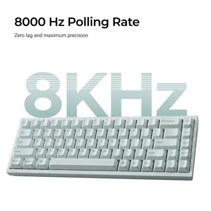 Keychron Q16 HE (Q16HW-L1) QMK Ceramic Custom Hall Effect  Keyboard RGB Lime Switch 65% US Green — image 3