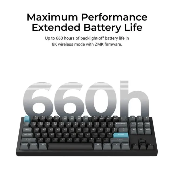 Keychron Q3 Ultra (Q3U-M4) ZMK RGB 8K Wireless Custom Mechanical Keyboard-Banana Switch 80% US — image 3