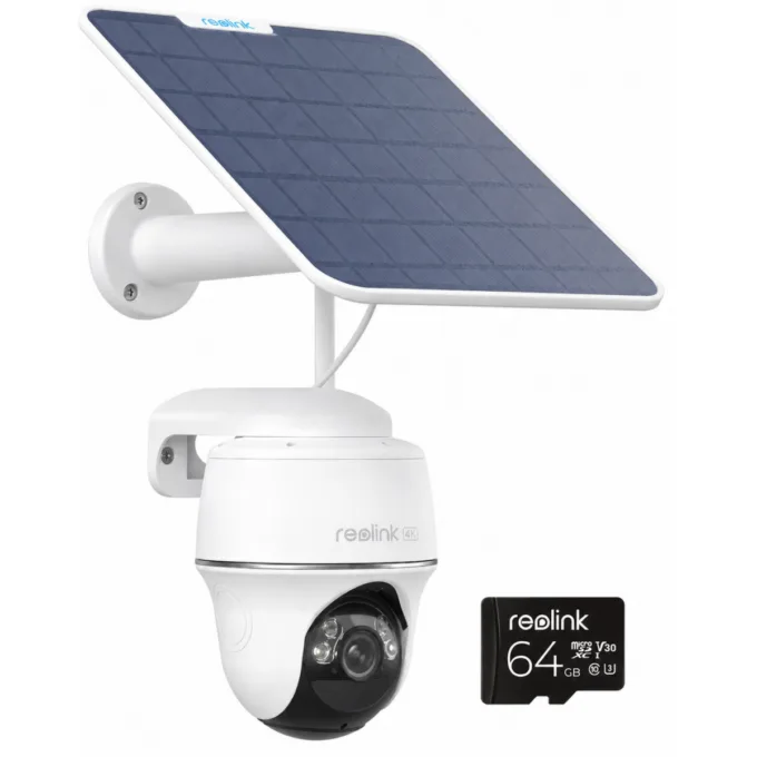 Reolink BP Outdoor Battery Camera 4K PTZ ARGUS PT Dual Ultra (B440) + 6W Panel + 64GB Micro SD (Hard Bundle) — image 1