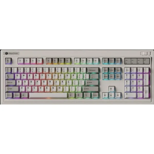 Keychron R6 (R6-M3) QMK Wireless Mechanical Keyboard Brown Switch Hot-Swap RGB 100% US Retro — image 2