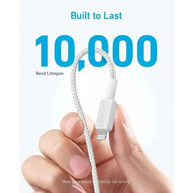 Anker Mobile Cable USB-C to MFI 1.8m 322 White — image 2