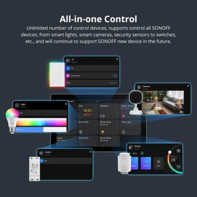 Sonoff Wifi Smart NS Panel Pro with Full Touch Display White 4.7Inch With Matter — image 4