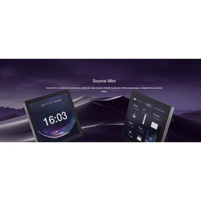 HDL Panel SOURCE Mini Panel 4" Touch Screen Black — image 2