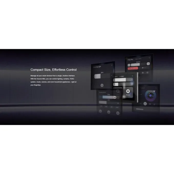 HDL Panel SOURCE Mini Panel 4" Touch Screen Black — image 3