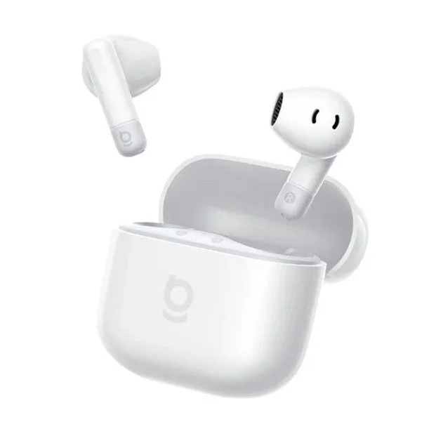 Baseus Headphones In Ear TWS BS2 Lite, SuperBass 2.0, Bluetooth 6.0, IP55, White — image 1