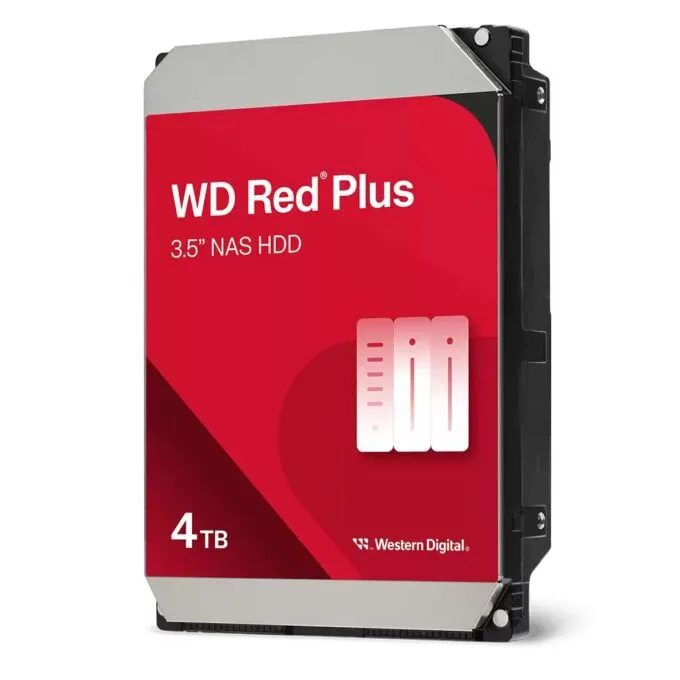 Western Digital HDD 3.5'' RED PLUS NAS 4TB WD40EFZZ — image 1