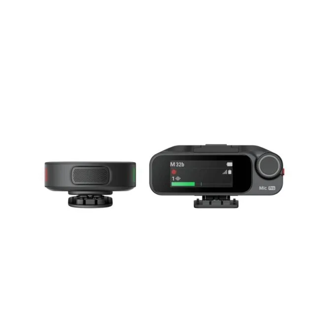 Insta360 Wireless Microphone Pro 1 TX+1 RX - 3-Mic Array, AI Noise Cancel, Custom Display — image 3