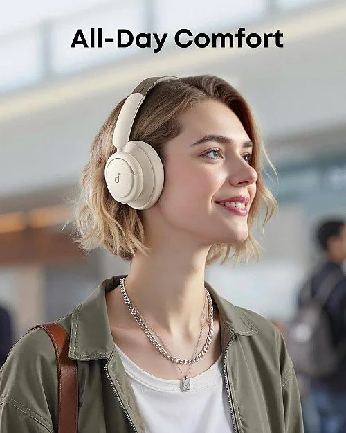 Anker Soundcore Life Q30 Wireless Over‑Ear Headphones - Hybrid ANC, 40 mm Drivers, 40H Playtime - White — image 5