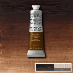 W&N WINTON OIL COLOUR 37ML TBE BURNT UMBER