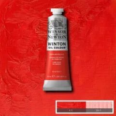 W&N WINTON OIL COLOUR 37ML TBE CADMIUM RED HUE