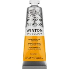 W&N WINTON OIL COLOUR 37ML TBE CADMIUM YELLOW DEEP HUE