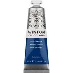 W&N WINTON OIL COLOUR 37ML TBE PRUSSIAN BLUE