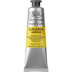 W&N GALERIA ACRYLIC COLOUR 60ML TBE PROCESS YELLOW