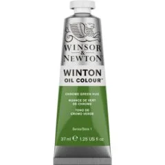 W&N WINTON OIL COLOUR 37ML TBE CHROME GREEN HUE