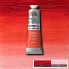 W&N WINTON OIL COLOUR 37ML TBE PERMANENT GERANANIUM LAKE